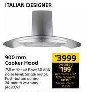 Builders Warehouse Italian designer 900mm cooker hood offer