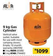 Builders Warehouse Alva 9kg gas cylinder offer