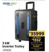 Builders Warehouse Mobi volt 3 kw inverter trolley offer