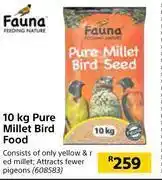 Builders Warehouse Fauna pure millet bird food-10kg offer