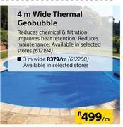 4m wide thermal geobubble-per m