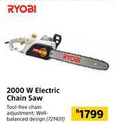 Builders Warehouse Ryobi 2000w electric chain saw offer