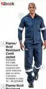 Builders Warehouse Beck flame/acid resistant conti jacket-each offer