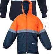 Builders Warehouse Beck 2 tone hi viz thermal jacket (orange) offer
