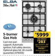 Builders Warehouse Elba 5 burner gas hob offer