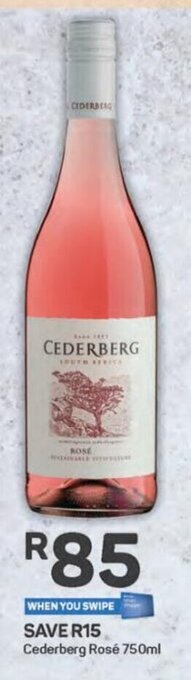 Pick n Pay Cederberg Rosé 750ml offer