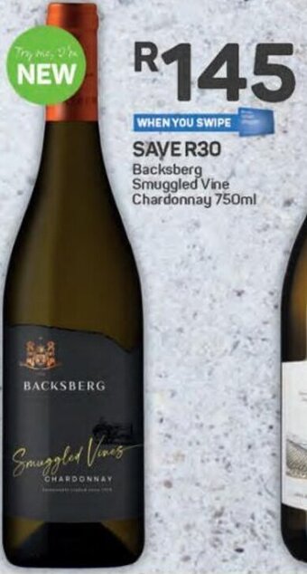 Backsberg Smuggled Vine Chardonnay 750ml