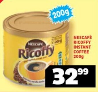 Usave NESCAFÉ RICOFFY INSTANT COFFEE 200g offer