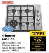 Builders Warehouse Goldair 4 burner gas hob offer