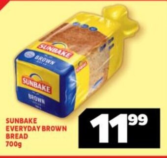 Usave SUNBAKE EVERYDAY BROWN BREAD 700g offer