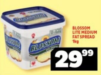 Usave BLOSSOM LITE MEDIUM FAT SPREAD 1kg offer