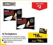 Builders Warehouse Living out 12 firelighters-each offer