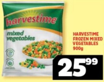 Usave Harvestime Frozen Mixed Vegetables 900g offer