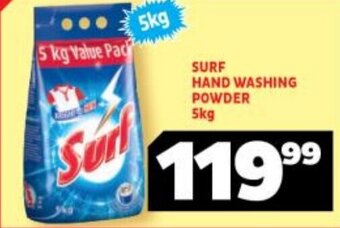 Usave Surf Hand Washing Powder 5kg offer