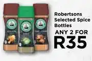 Food Lover's Market Robertsons selected spice bottles-for 2 offer