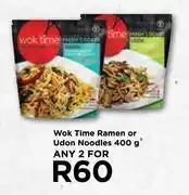 Food Lover's Market Wok time ramen or udon noodles-for 2 x 400g offer