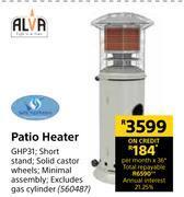 Builders Warehouse Alva patio heater offer