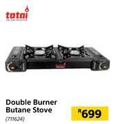 Totai double burner butane stove