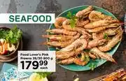 Food Lover's Market Food lover's pink prawns 26/30-800g each offer