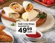 Food Lover's Market Grab n go wraps assorted-4s each offer