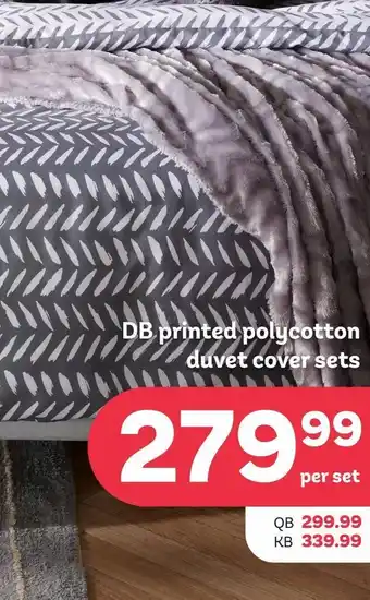 PEP Db printed polycotton duvet cover sets offer