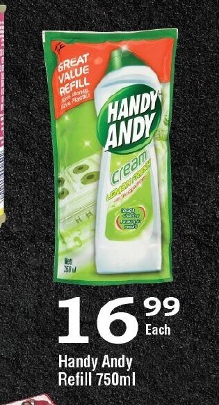 Oxford Freshmarket Handy Andy Refill 750ml offer