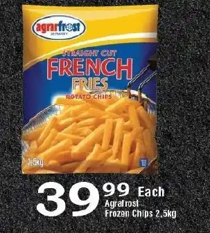 Oxford Freshmarket Agrarfrost Frozen Chips 2,5kg offer