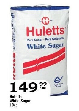 Oxford Freshmarket Huletts White Sugar 10kg offer