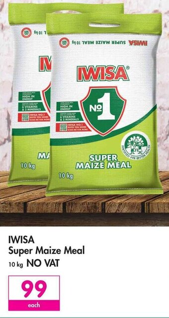 Makro IWISA Super Maize Meal 10 kg NO VAT offer