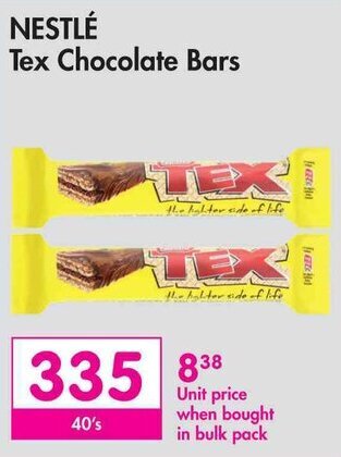 Makro NESTLÉ Tex Chocolate Bars offer
