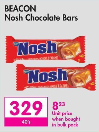 Makro BEACON Nosh Chocolate Bars offer
