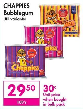 Makro CHAPPIES Bubblegum offer