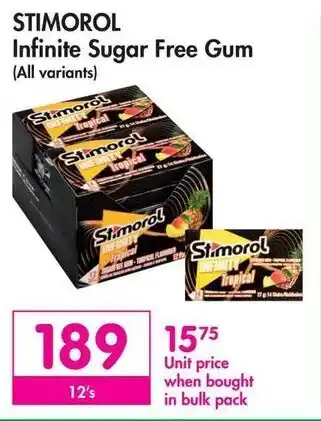 Makro STIMOROL Infinite Sugar Free Gum offer