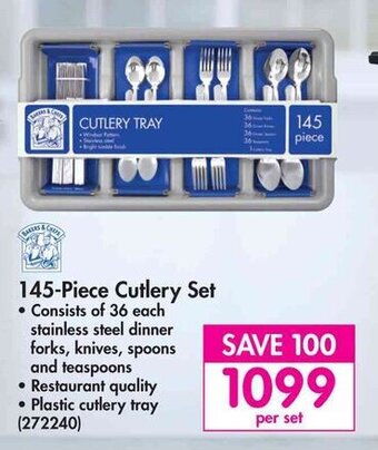 Makro 145-Piece Cutlery Set offer