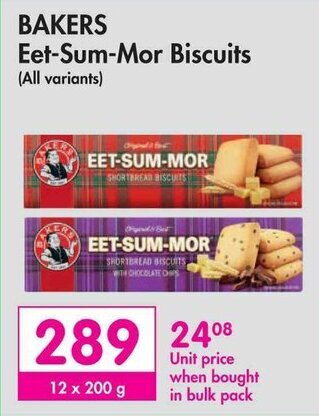 Makro BAKERS Eet-Sum-Mor Biscuits (All variants) offer