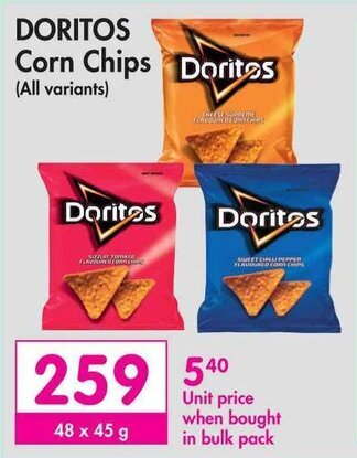 Makro DORITOS Corn Chips (all variants) offer