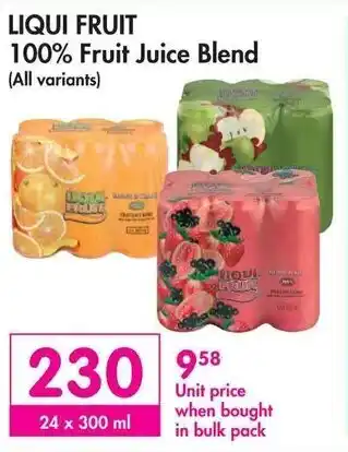 Makro LIQUI FRUIT 100% Fruit Juice Blend (All variants) offer