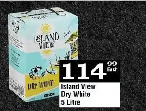 Oxford Freshmarket Island View Dry White 5 Litre offer