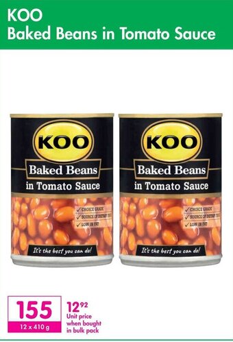 Makro KOO Baked Beans in Tomato Sauce offer