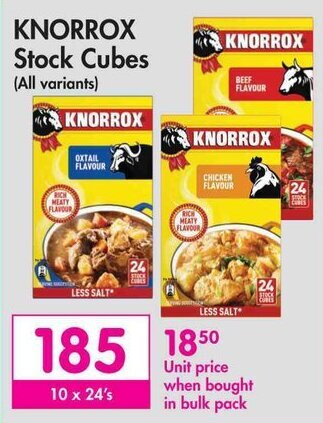 Makro KNORROX Stock Cubes (All variants) offer