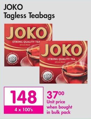 Makro JOKO Tagless Teabags offer