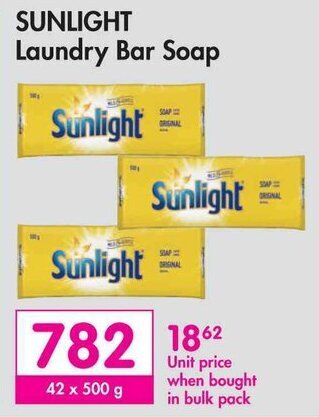 SUNLIGHT Laundry Bar Soap
