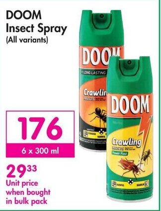 Makro DOOM Insect Spray (All variants) offer
