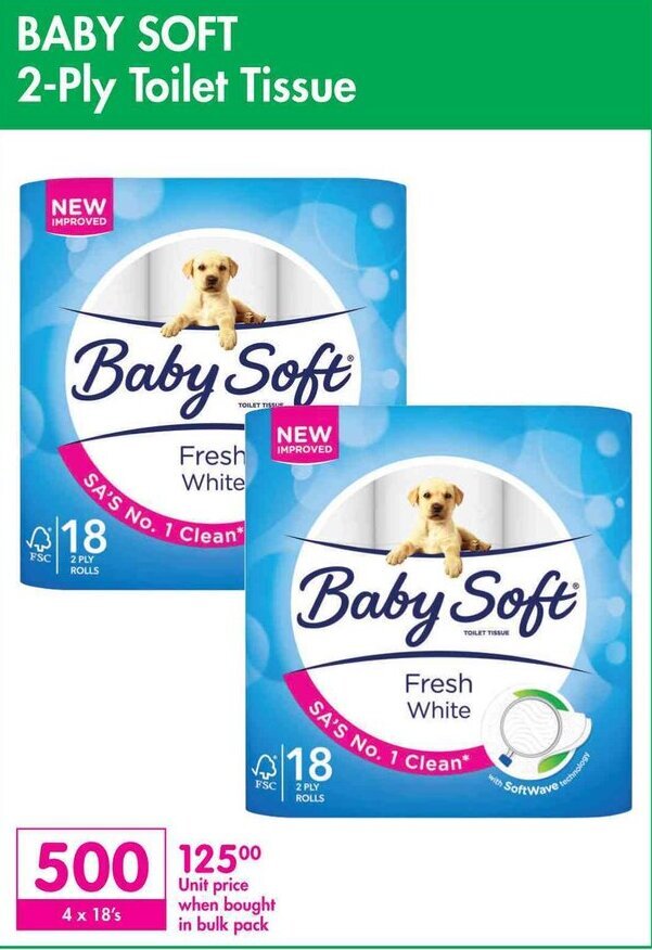 BABY SOFT 2Ply Toilet Tissue offer at Makro