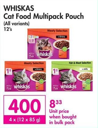 Whiskas cat hotsell food makro