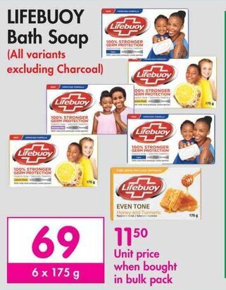 LIFEBUOY Bath Soap offer at Makro