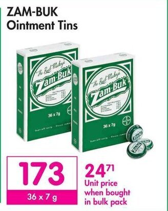 ZAM-BUK Ointment Tins