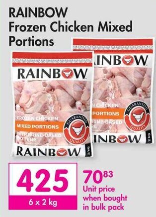 Makro RAINBOW Frozen Chicken Mixed Portions offer