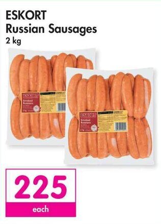 ESKORT Russian Sausages 2 kg