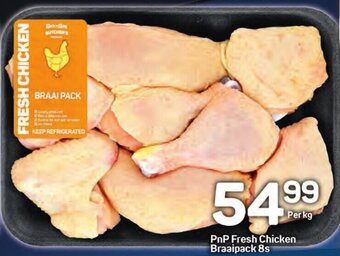 Pick n Pay PnP Fresh Chicken Braaipack 8s offer